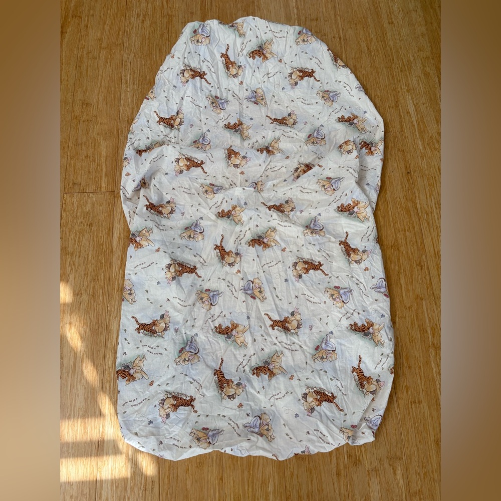 Classic Pooh Fitted Crib Sheet 90's Winnie the Pooh